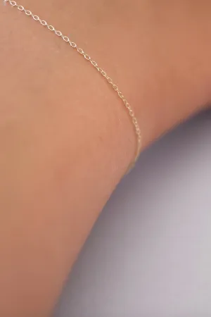 14k Gold Boston Anklet