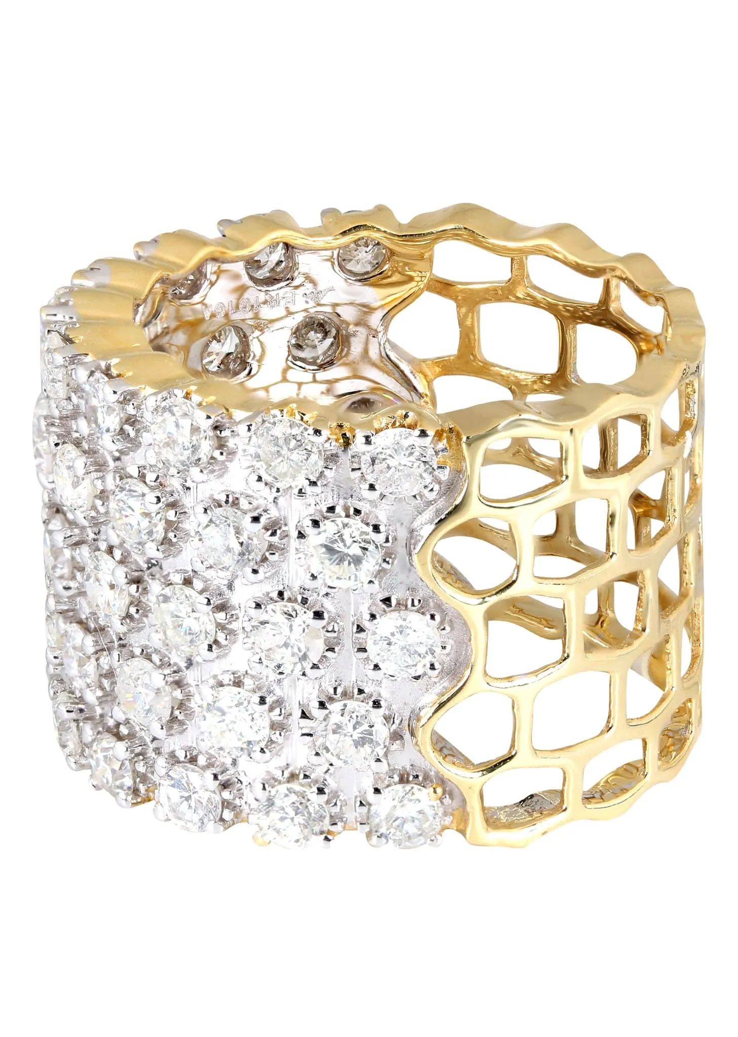 14K Ladies Diamond Cocktail Ring | 3.03 Carats | 9.31 Grams