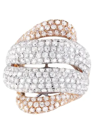 14K Ladies Diamond Cocktail Ring | 3.56 Carats | 10.84 Grams