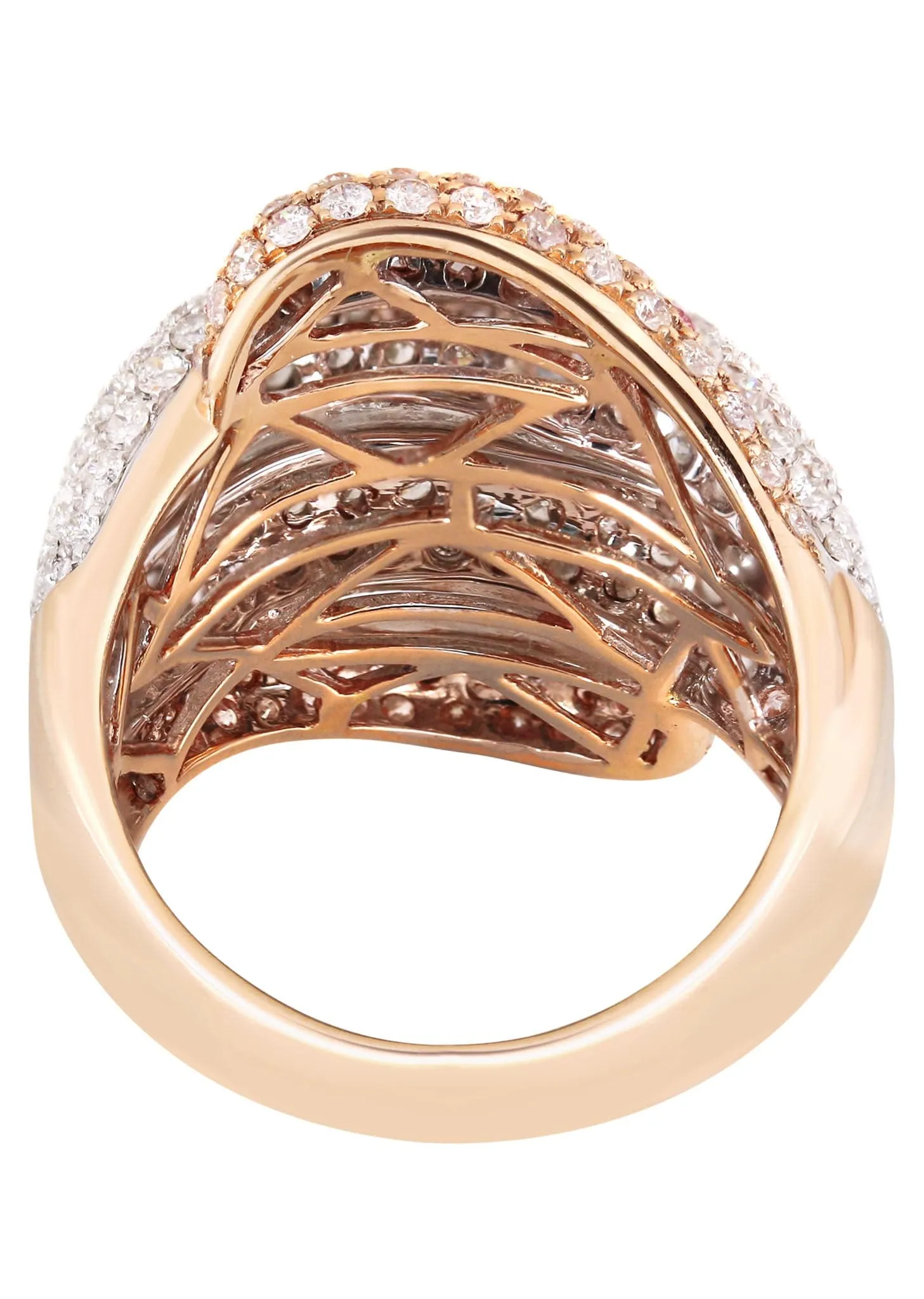 14K Ladies Diamond Cocktail Ring | 3.56 Carats | 10.84 Grams