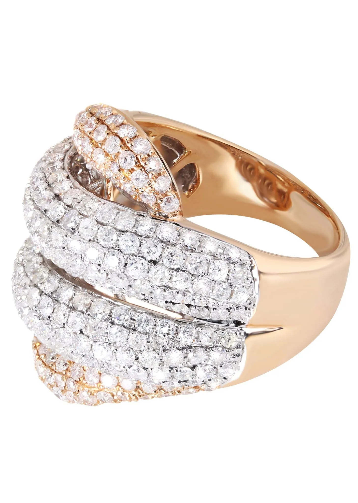 14K Ladies Diamond Cocktail Ring | 3.56 Carats | 10.84 Grams