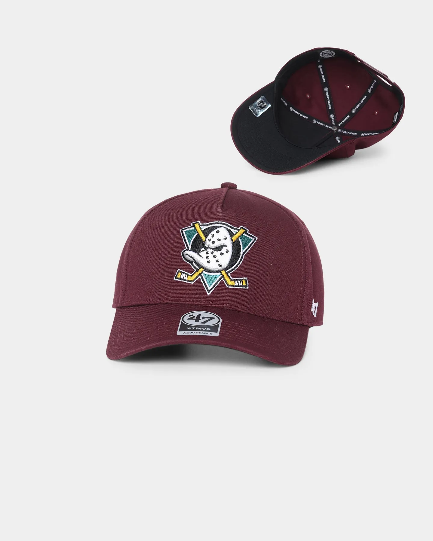 47 Brand Anaheim Ducks Legend Replica '47 MVP DT Snapback Dark Maroon