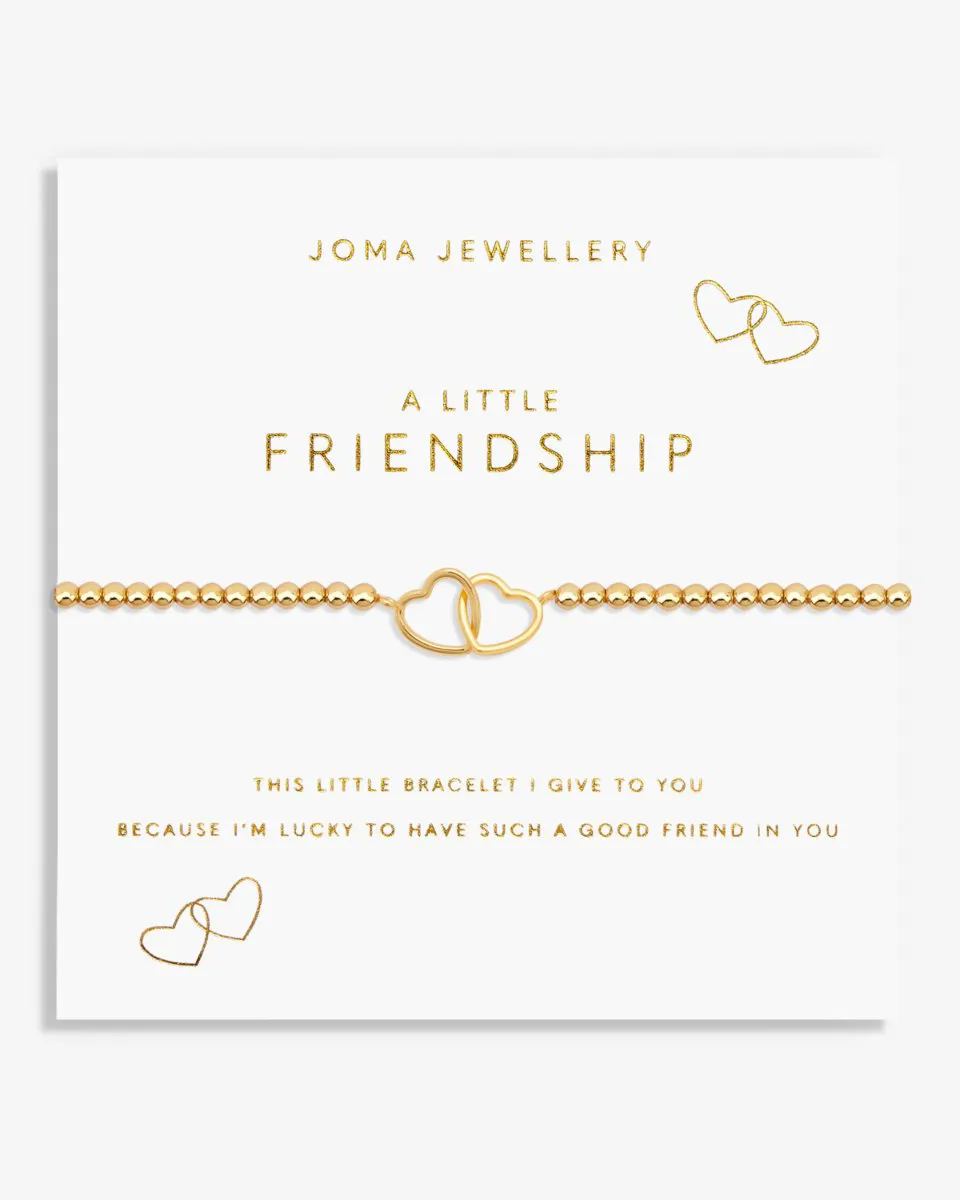 A Little 'Friendship' Bracelet in Gold