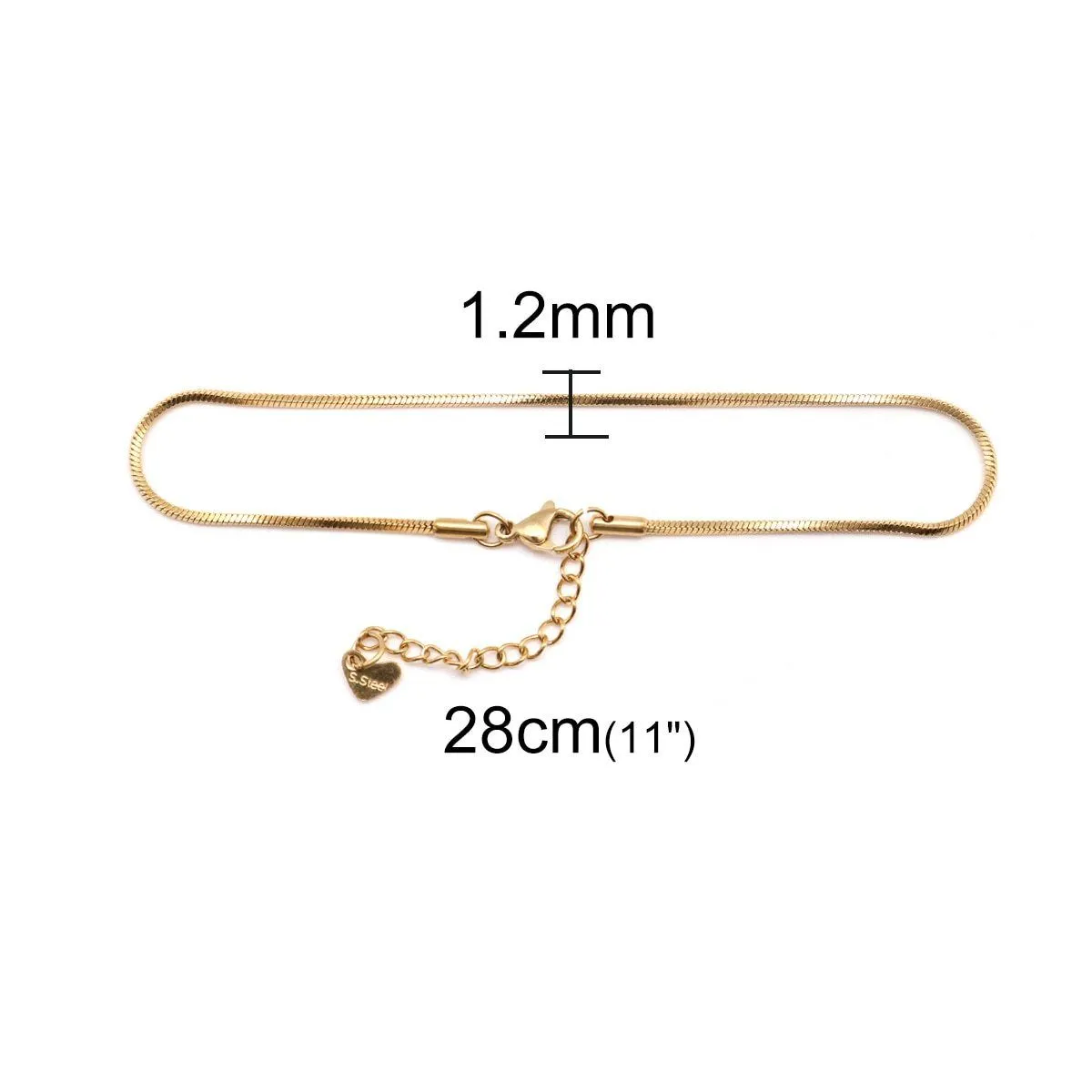 Anklet long Chain Anklet For Women Foot Bracelets Jewelry for Women