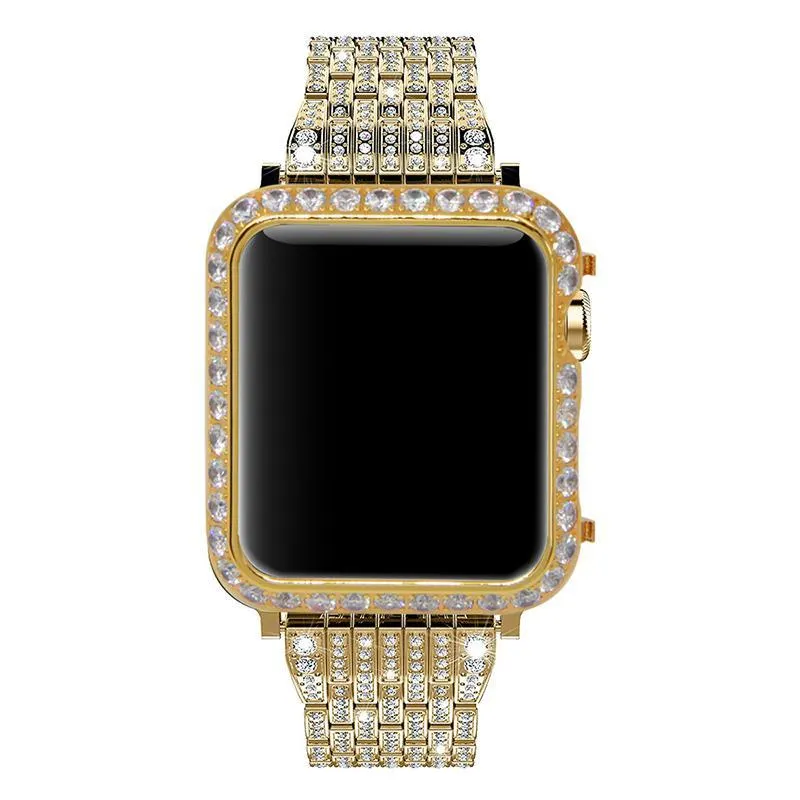 Apple Watch Bezel case Cover, Rhinestone Crystal Big Diamond Jewelry Series 4, 40mm, 44mm