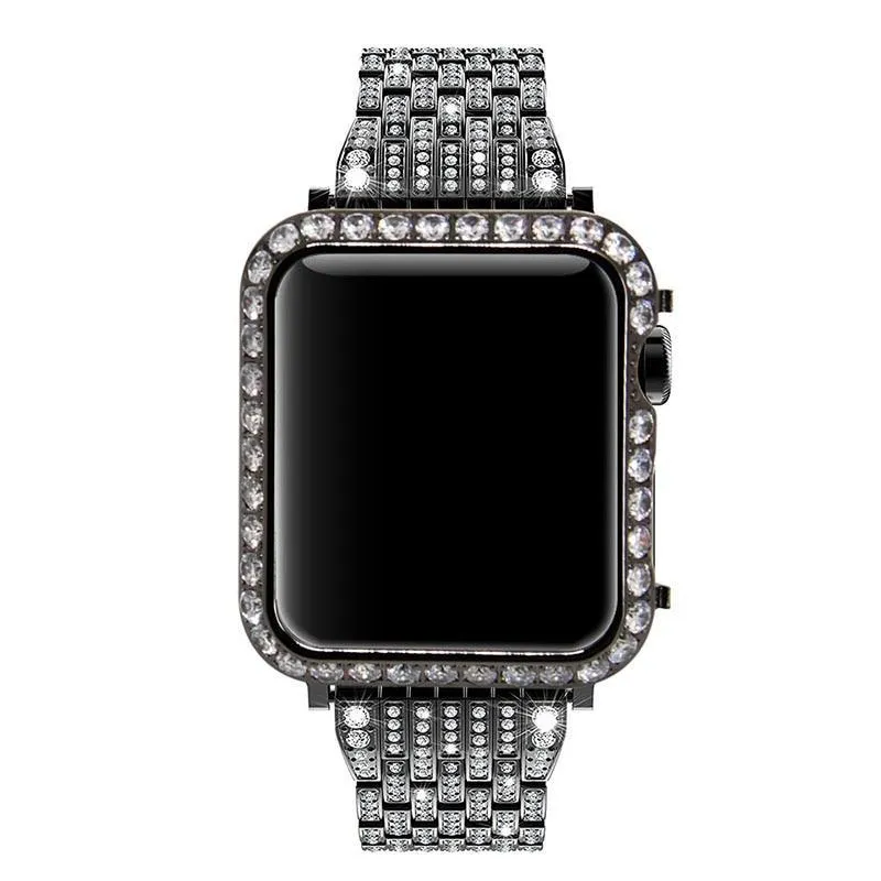 Apple Watch Bezel case Cover, Rhinestone Crystal Big Diamond Jewelry Series 4, 40mm, 44mm