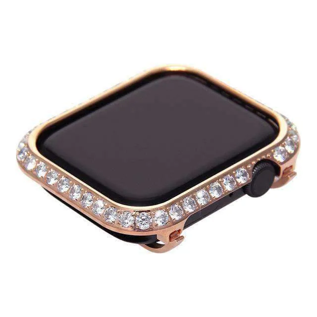 Apple Watch Bezel case Cover, Rhinestone Crystal Big Diamond Jewelry Series 4, 40mm, 44mm