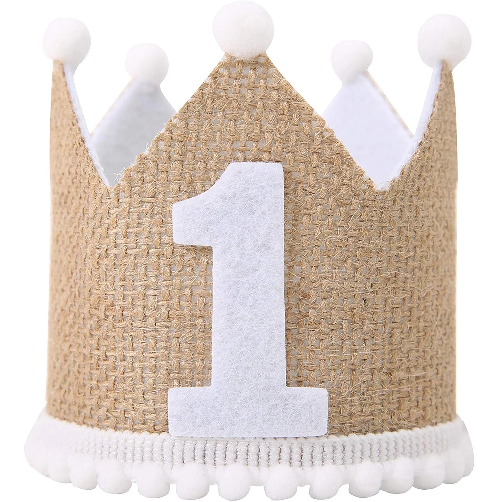 Babymoon 1 year Birthday Crown Baby Cap | Cake Smash | Baby Photography Cap | Brown