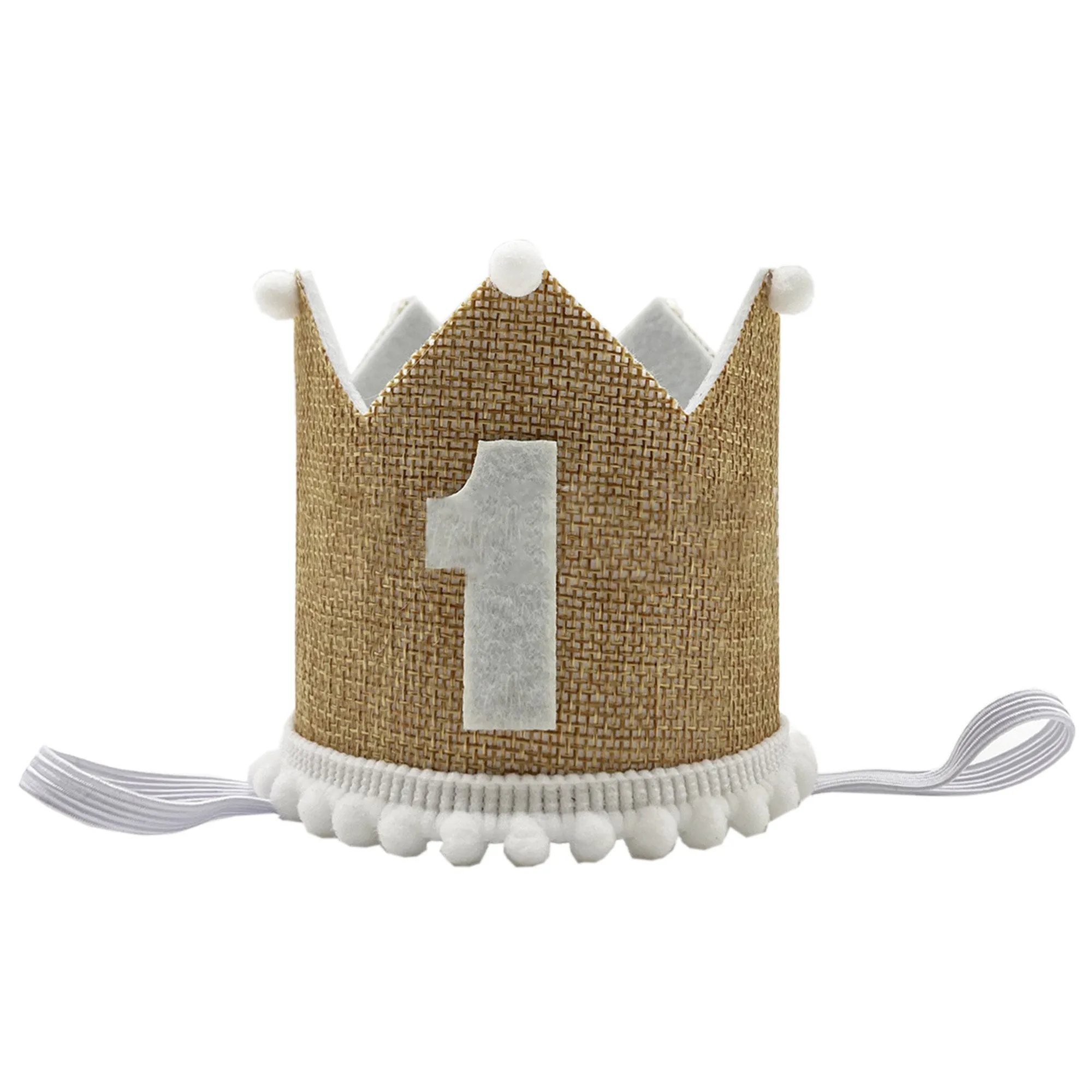 Babymoon 1 year Birthday Crown Baby Cap | Cake Smash | Baby Photography Cap | Brown