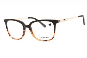 Bebe BB5197 Eyeglasses TOPAZ ANIMAL/Clear demo lens Women's