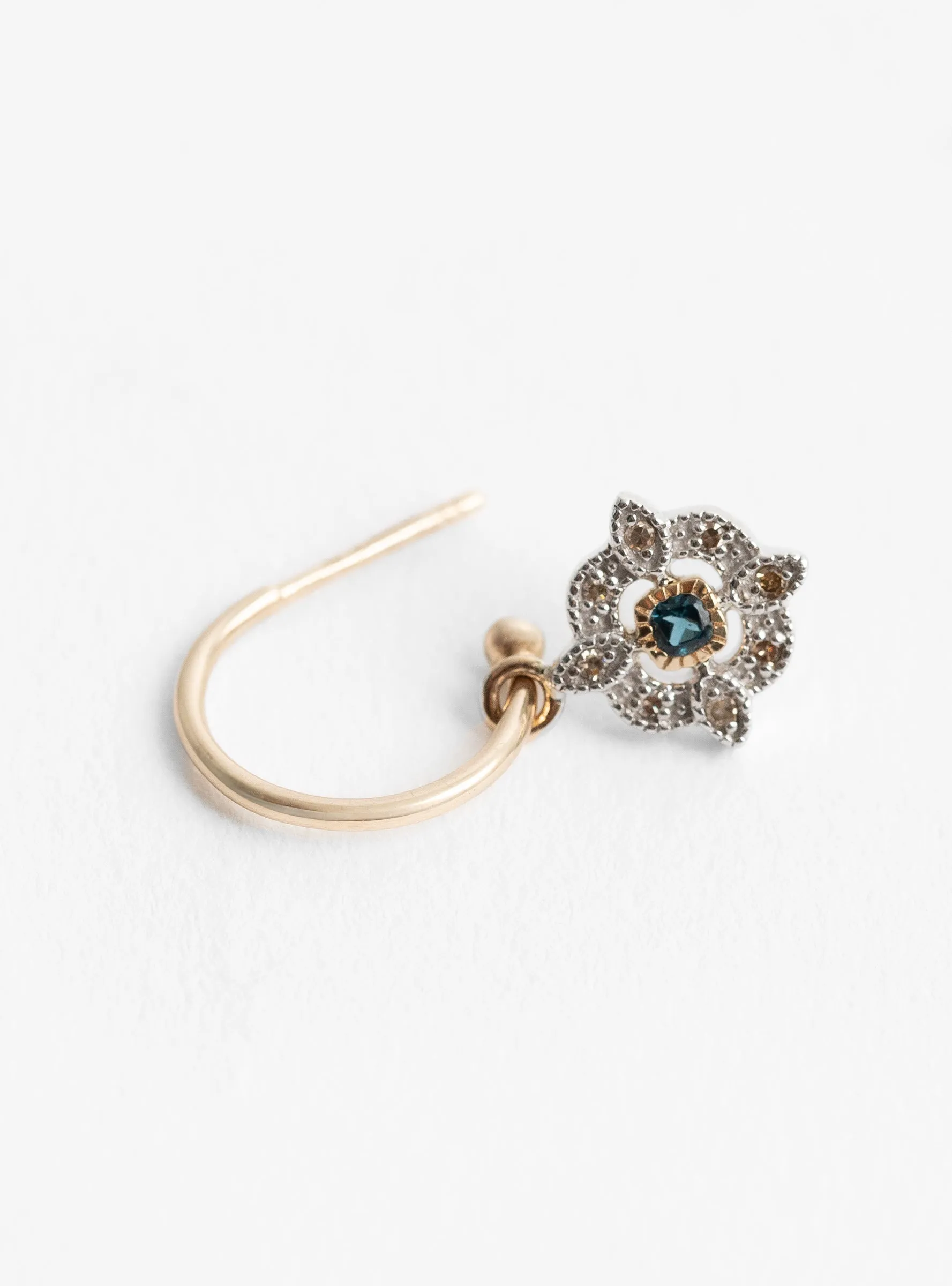 Bettina Earring London Blue Topaz