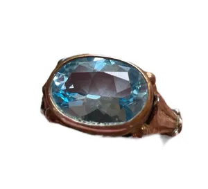 Blue Topaz Ring