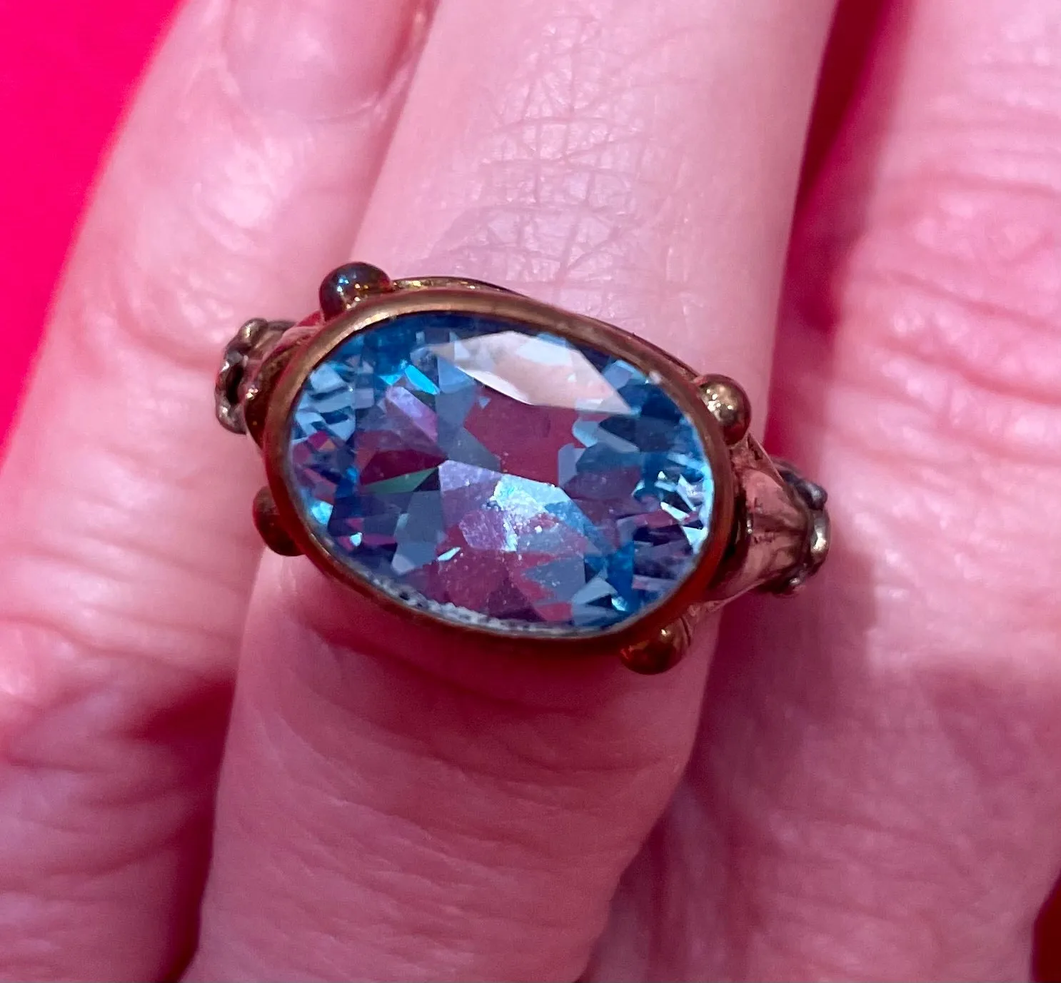 Blue Topaz Ring