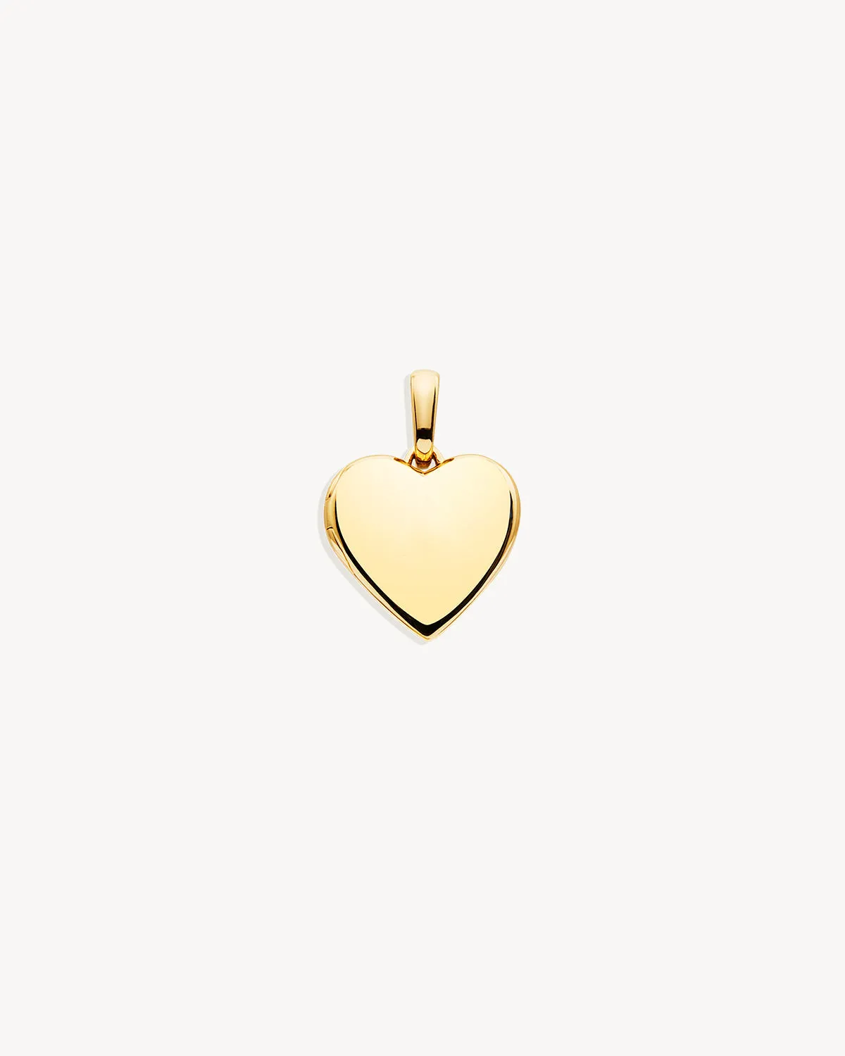 By Charlotte Heart Lotus Locket Pendant, Gold or Silver