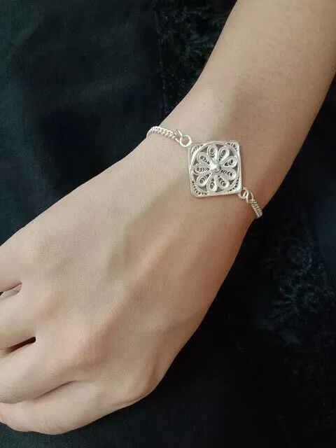 Chowkor Silver Bracelet