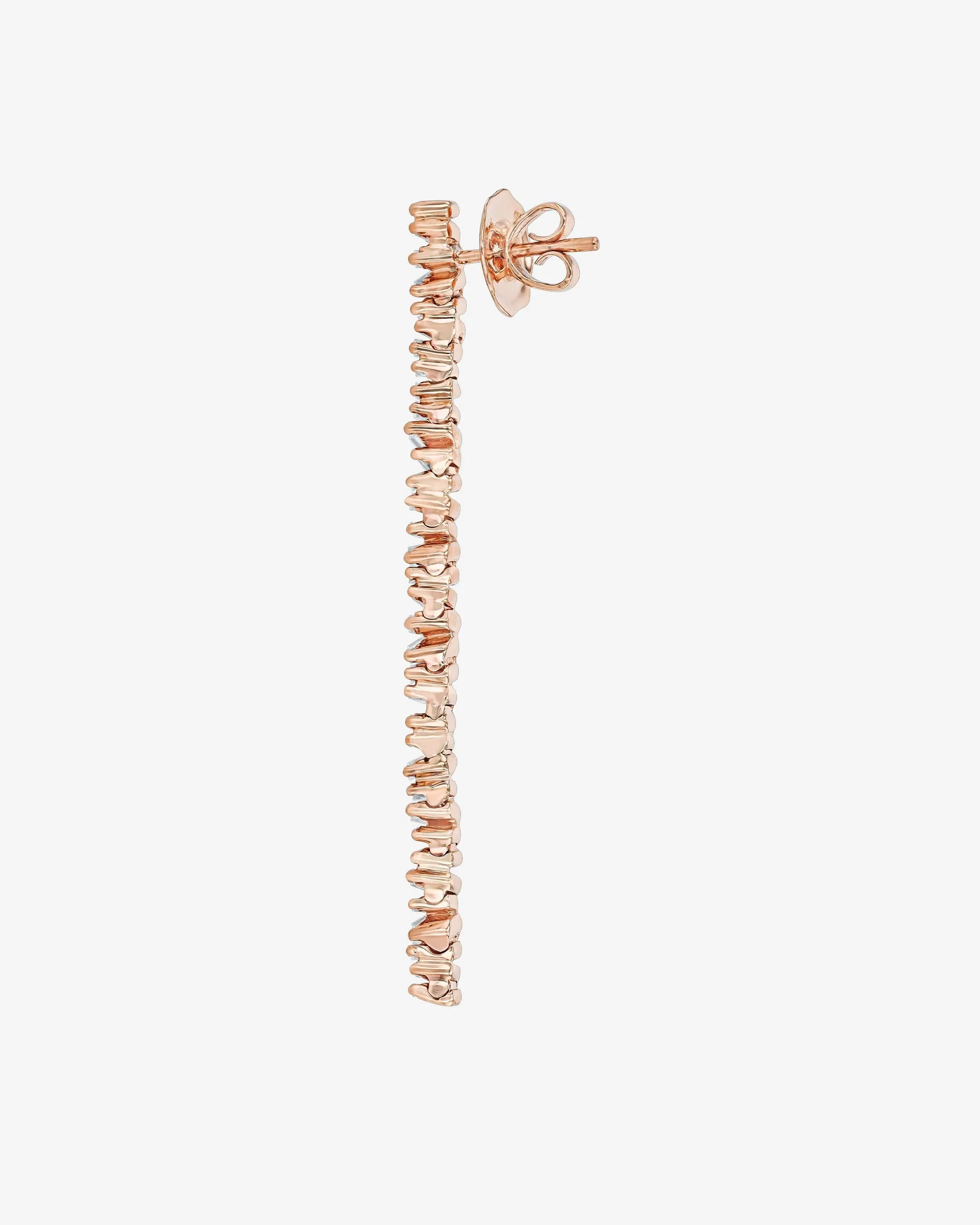 Classic Diamond Milli Tennis Drop Earrings