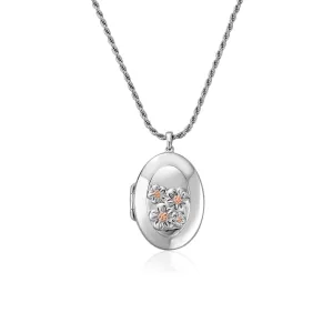 Clogau Forget Me Not Locket Necklace