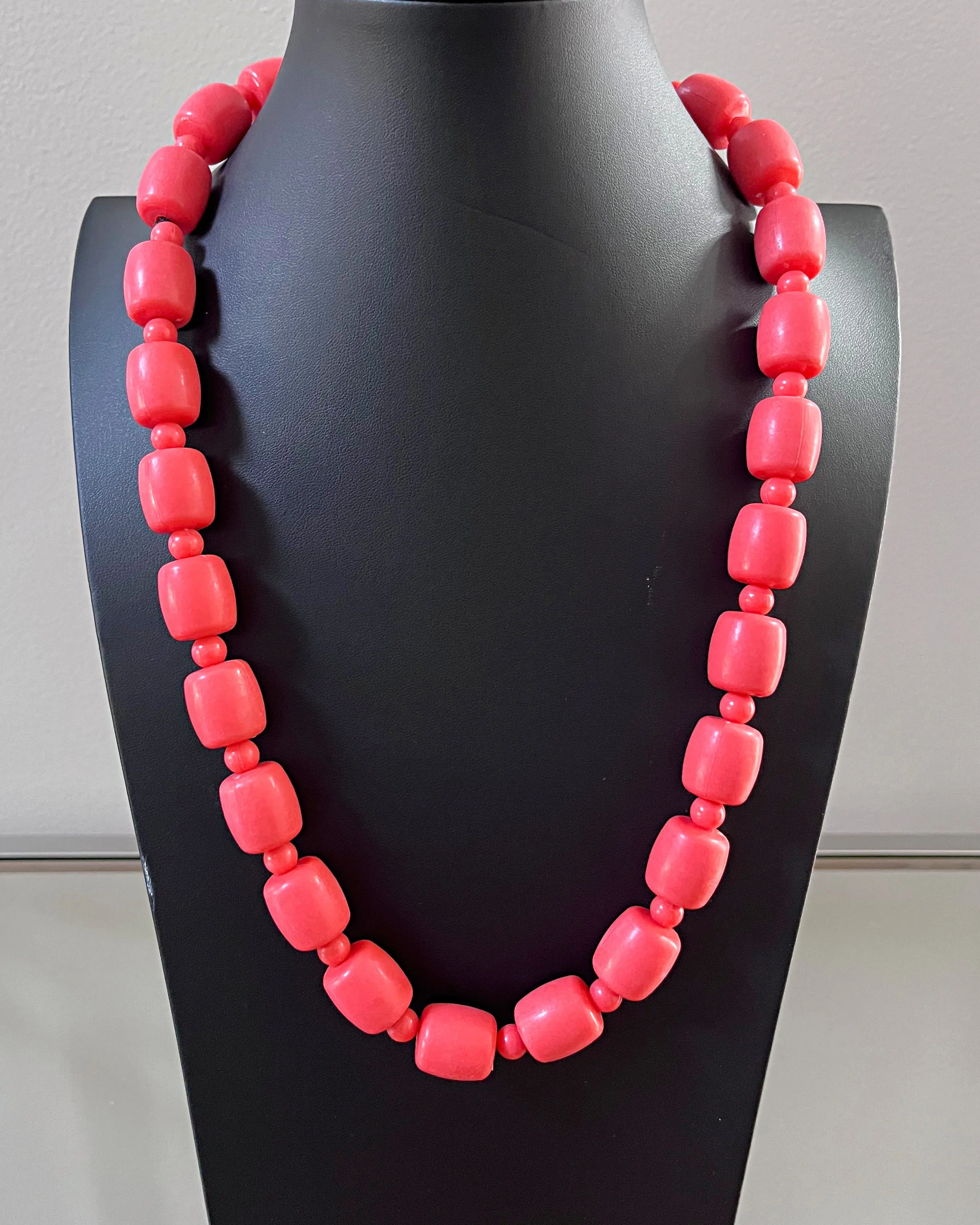 Coral African Beads Necklace