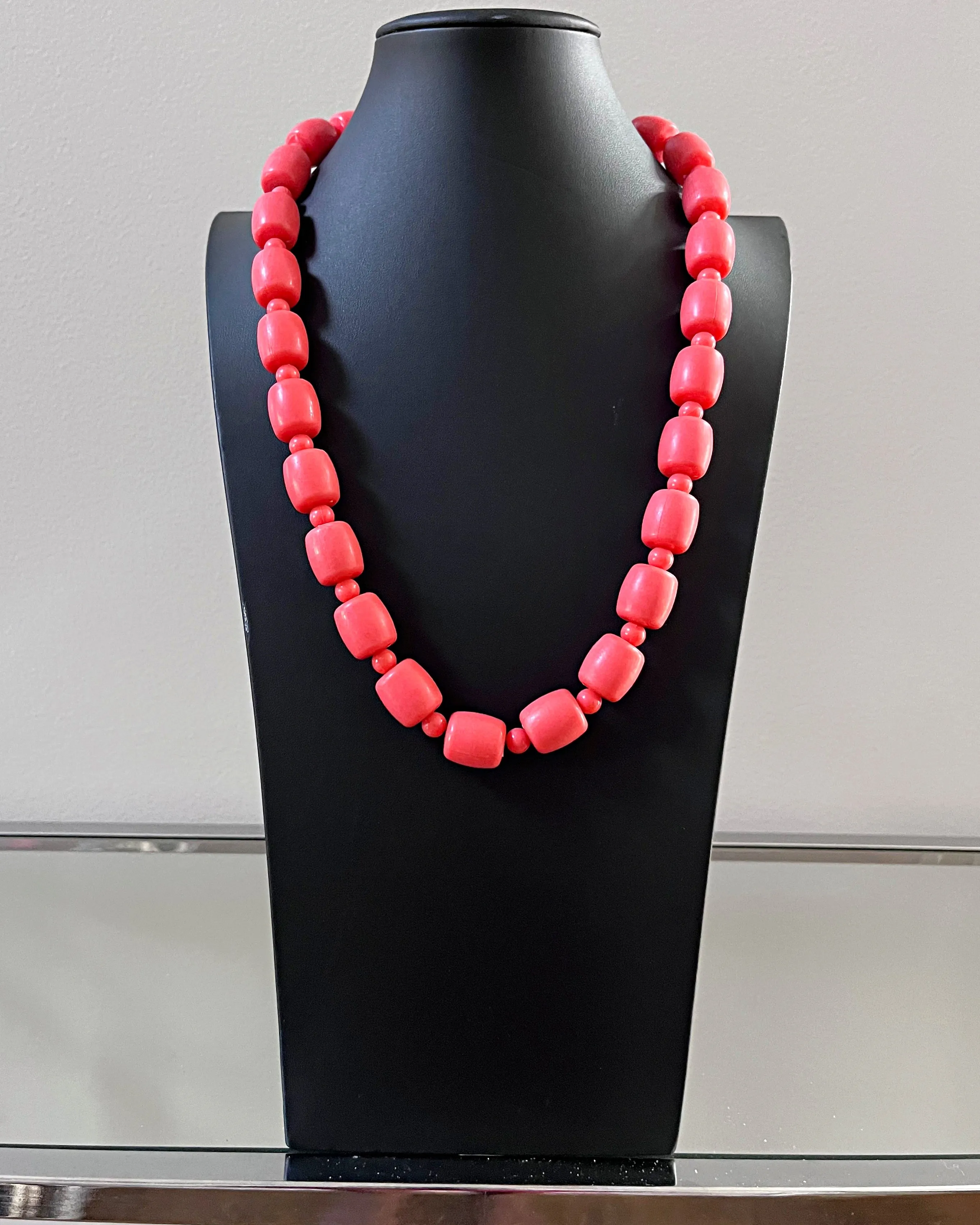 Coral African Beads Necklace