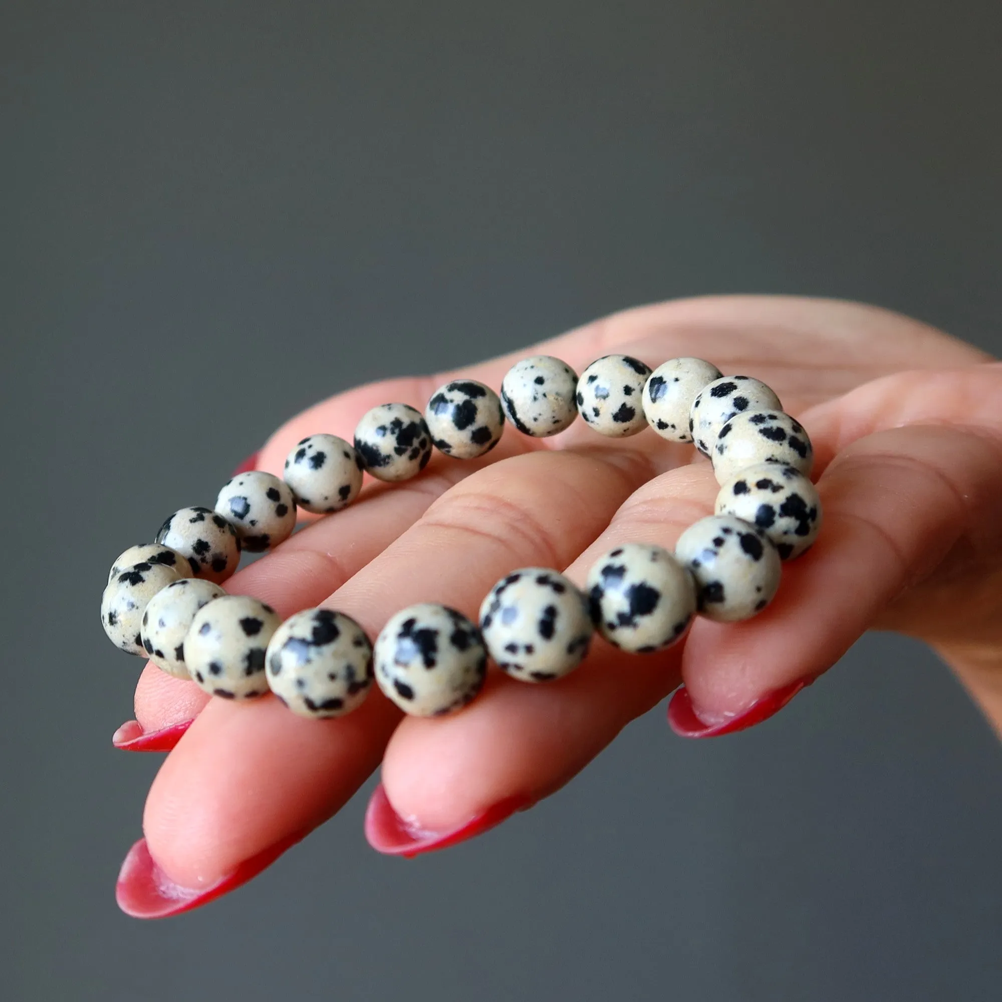 Dalmatian Jasper Bracelet Good Spot