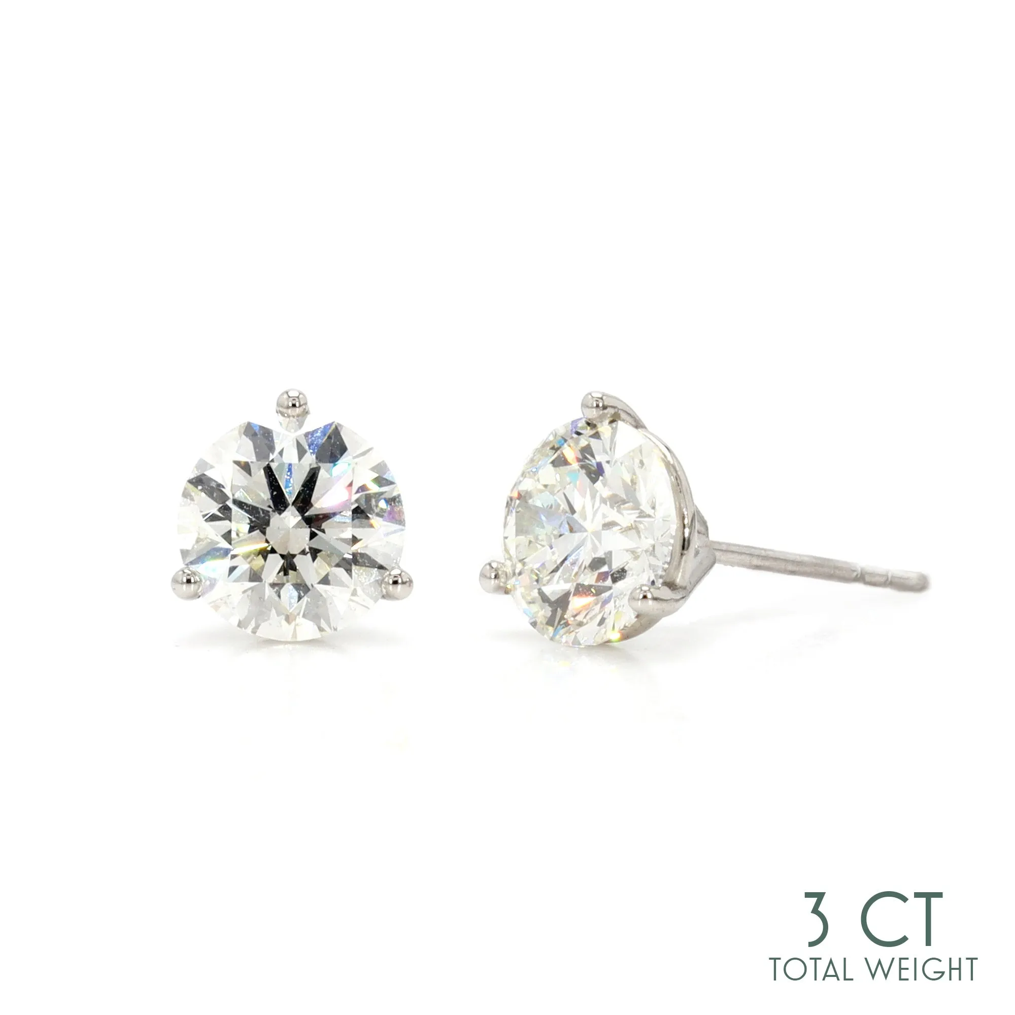 Diamond Martini Studs