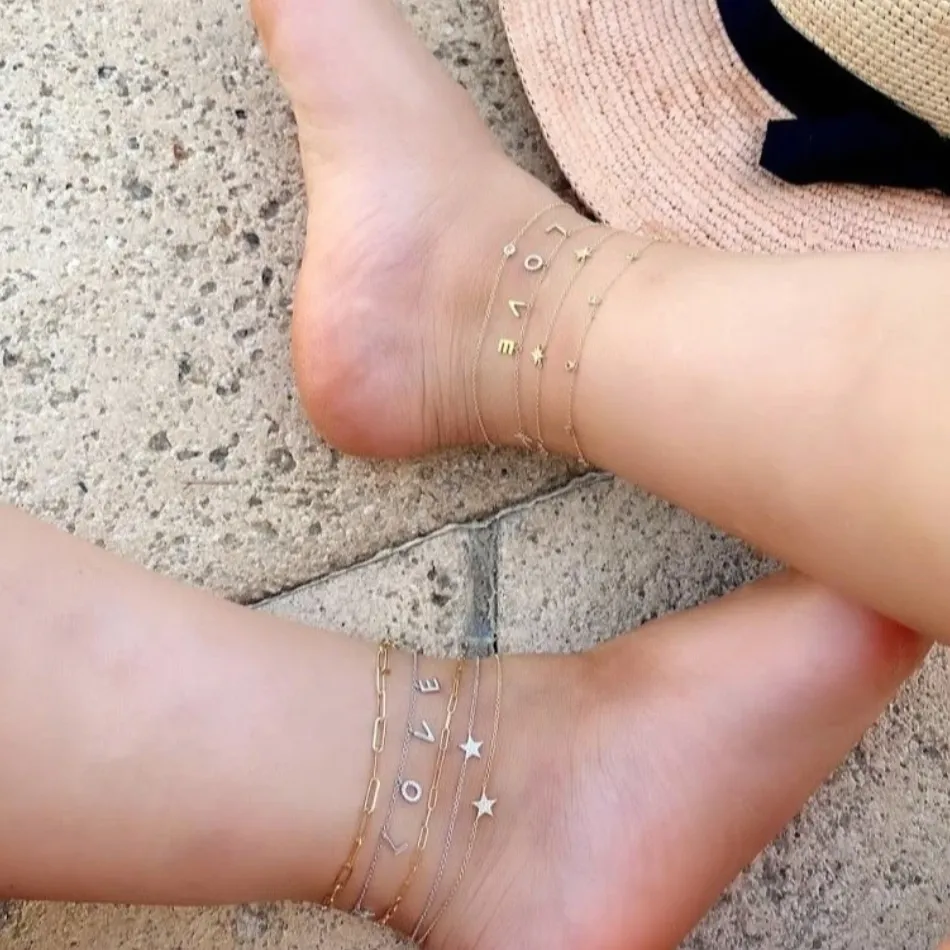 Diamond Star Anklet