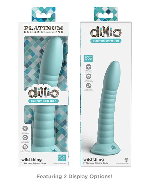 Dillio Platinum 7 Inch Wild Thing Silicone Dildo