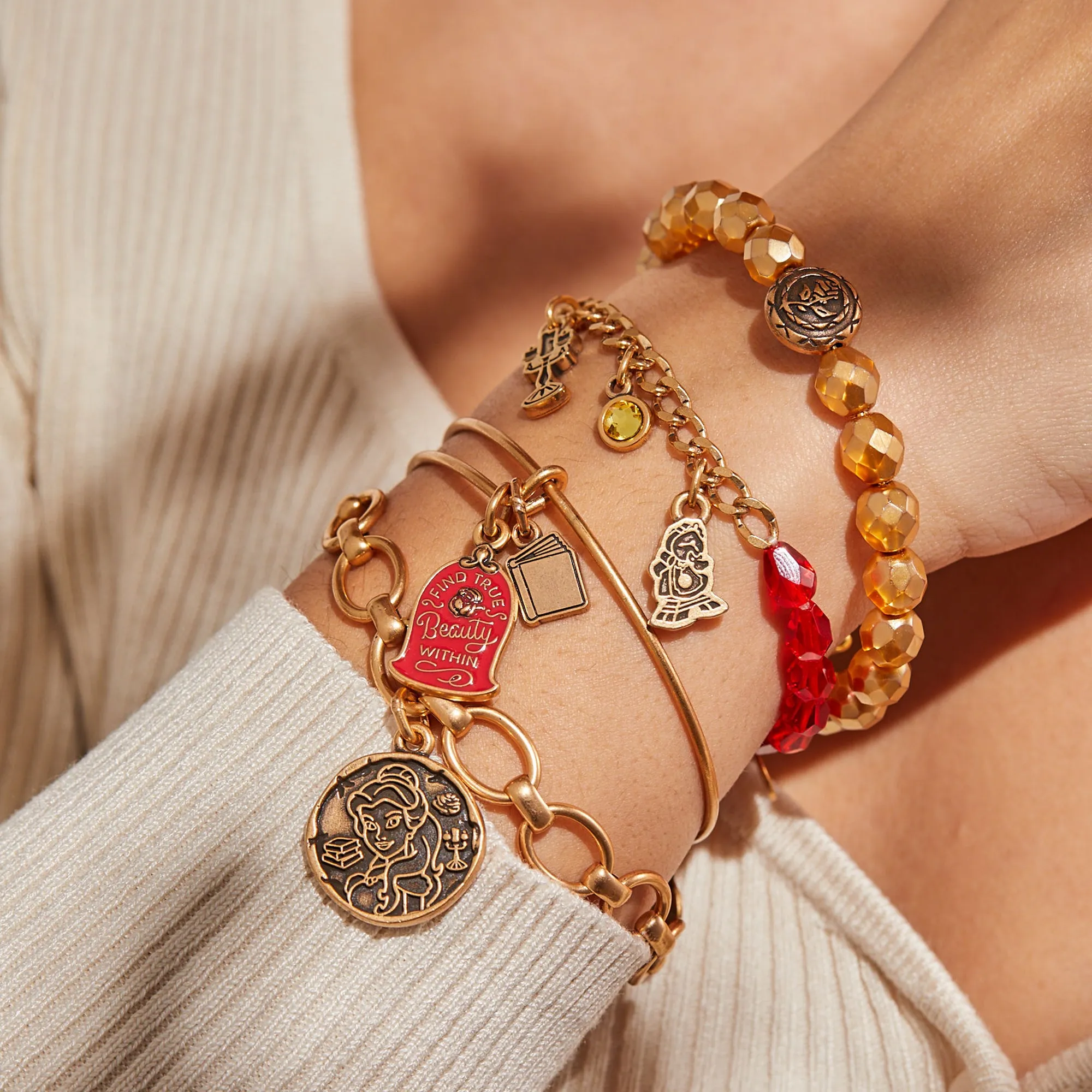 Disney® Belle Pearl Wrap Bracelet