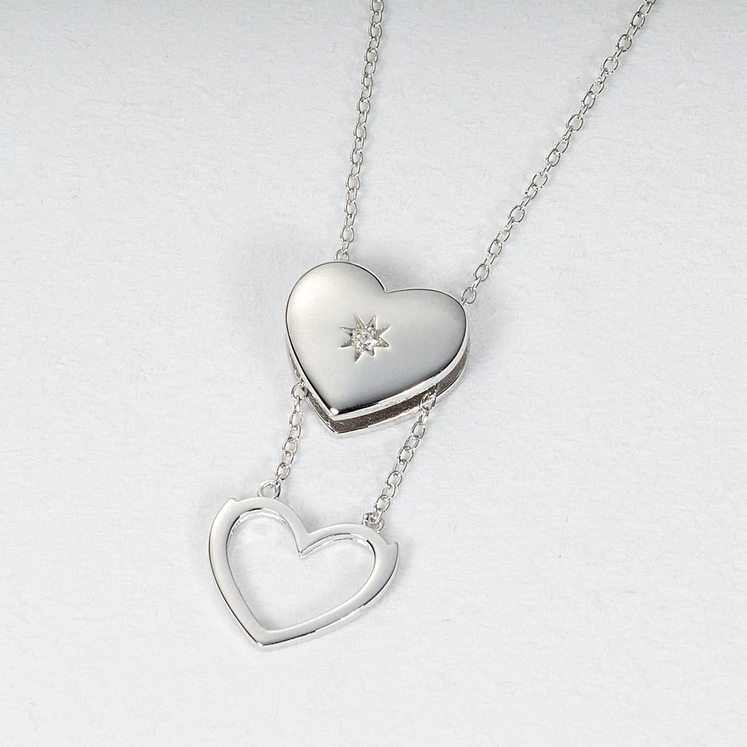 Double Love Heart Necklace