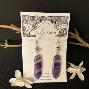 Earrings - Flourite Dangles