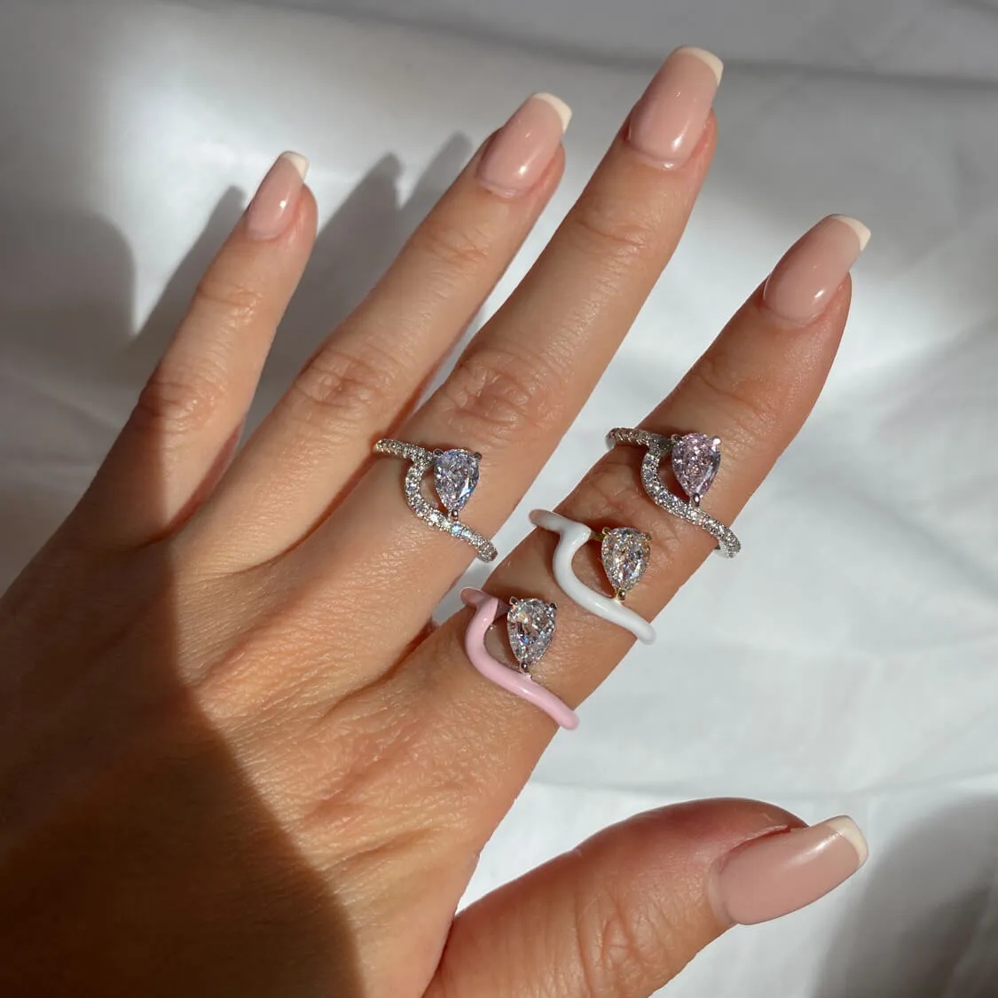 Enamel Perle Ring