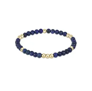 Enewton Worthy Pattern 3mm Bead Bracelet - Lapis