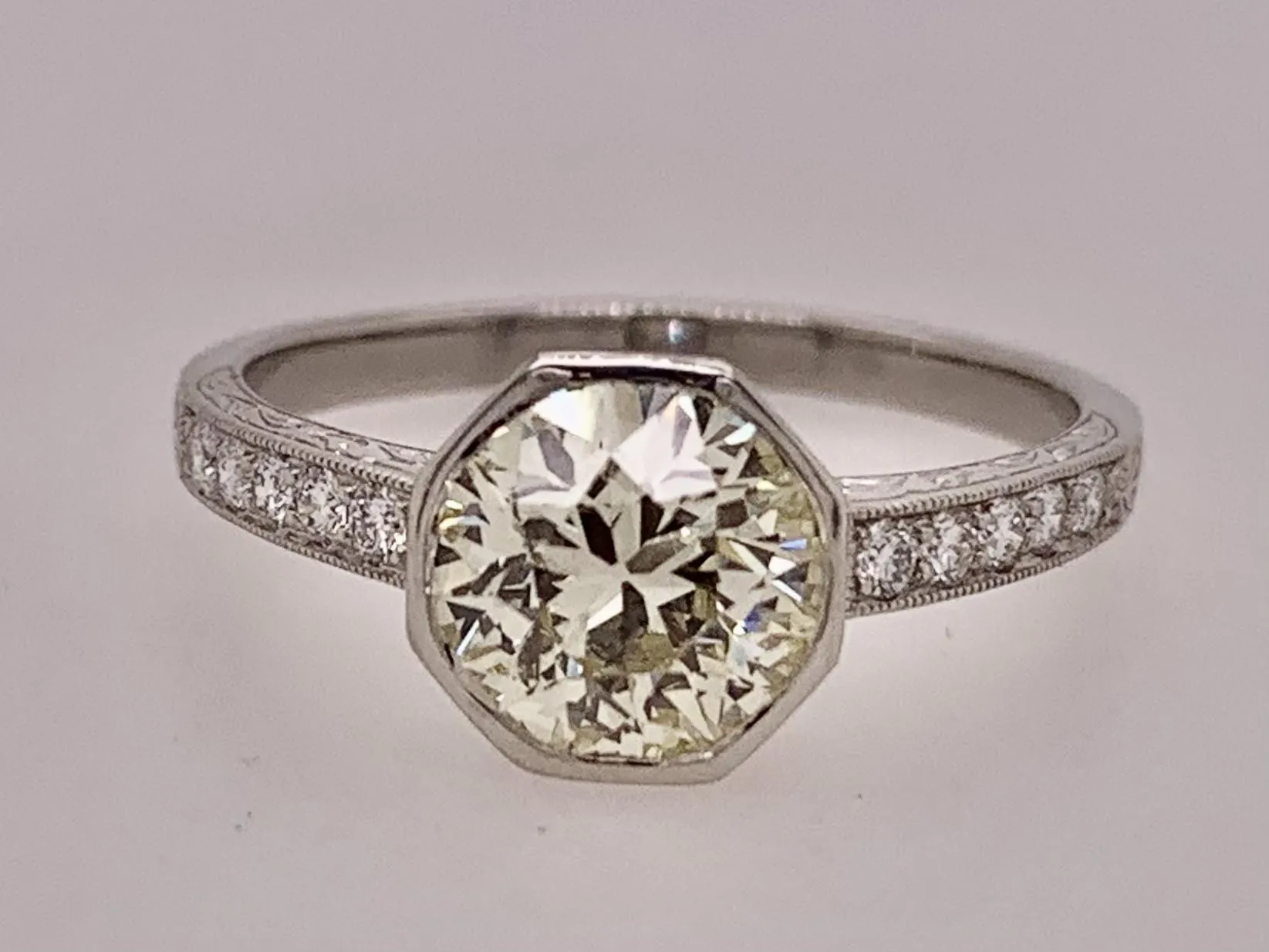 Estate Platinum Diamond Ring