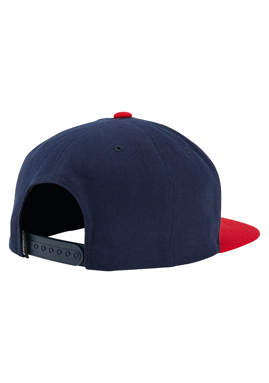 Exchange Snapback Hat - Navy / Red