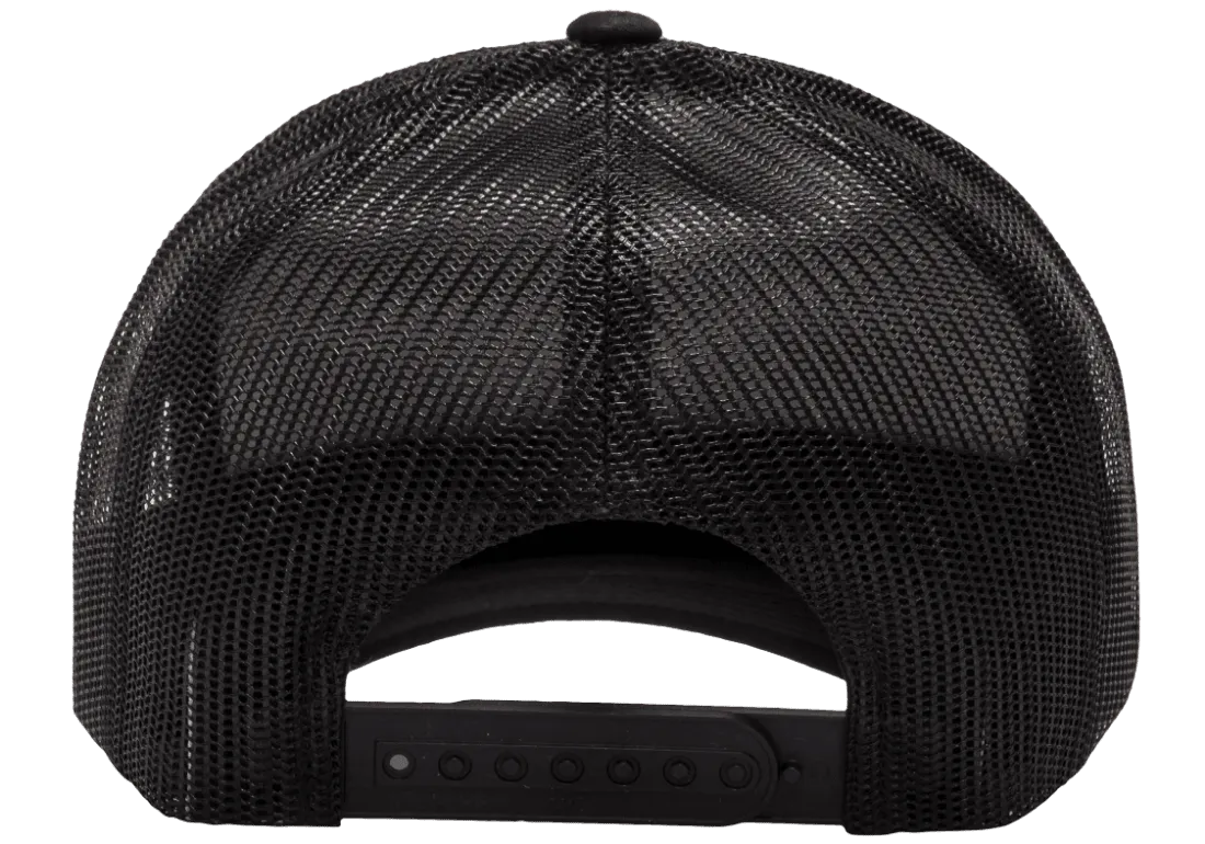 Flexfit Hi Crown Trucker Black