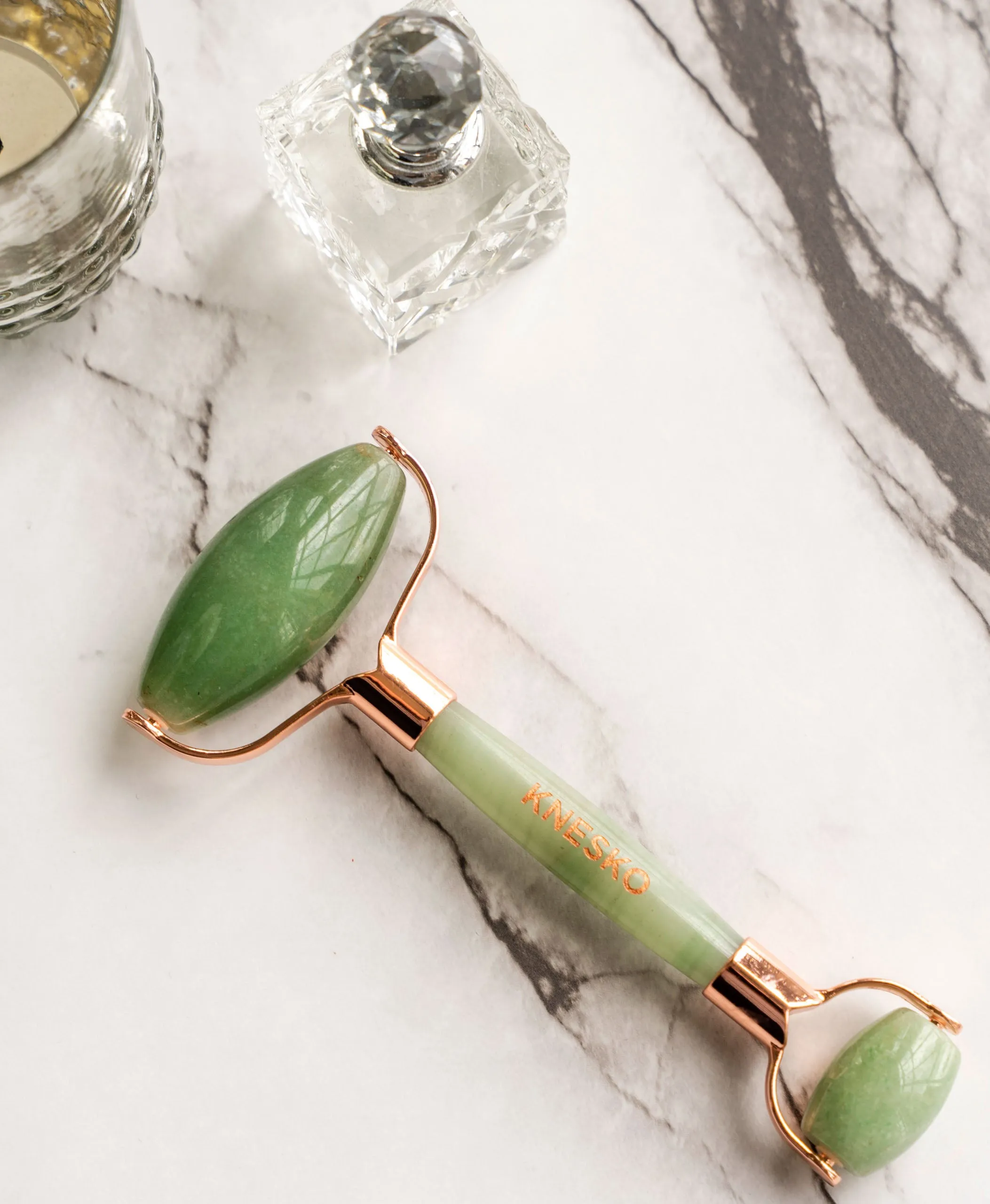 Green Jade Gemstone Roller