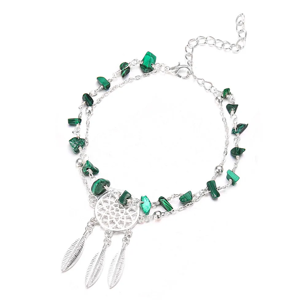 Hollow Dream Catcher Anklet