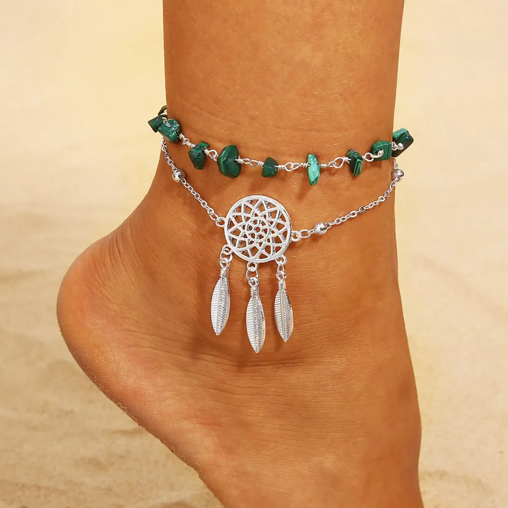 Hollow Dream Catcher Anklet