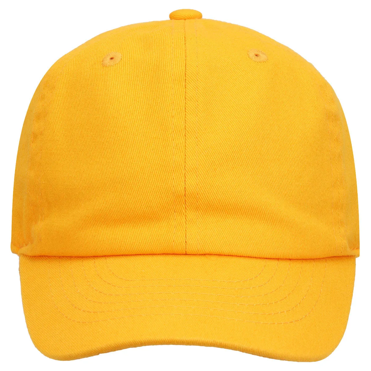 Kids Baseball Cap Cotton Adjustable Size - Gold