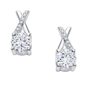 Lafonn Classic Round Diamond Earring E2010CLP00