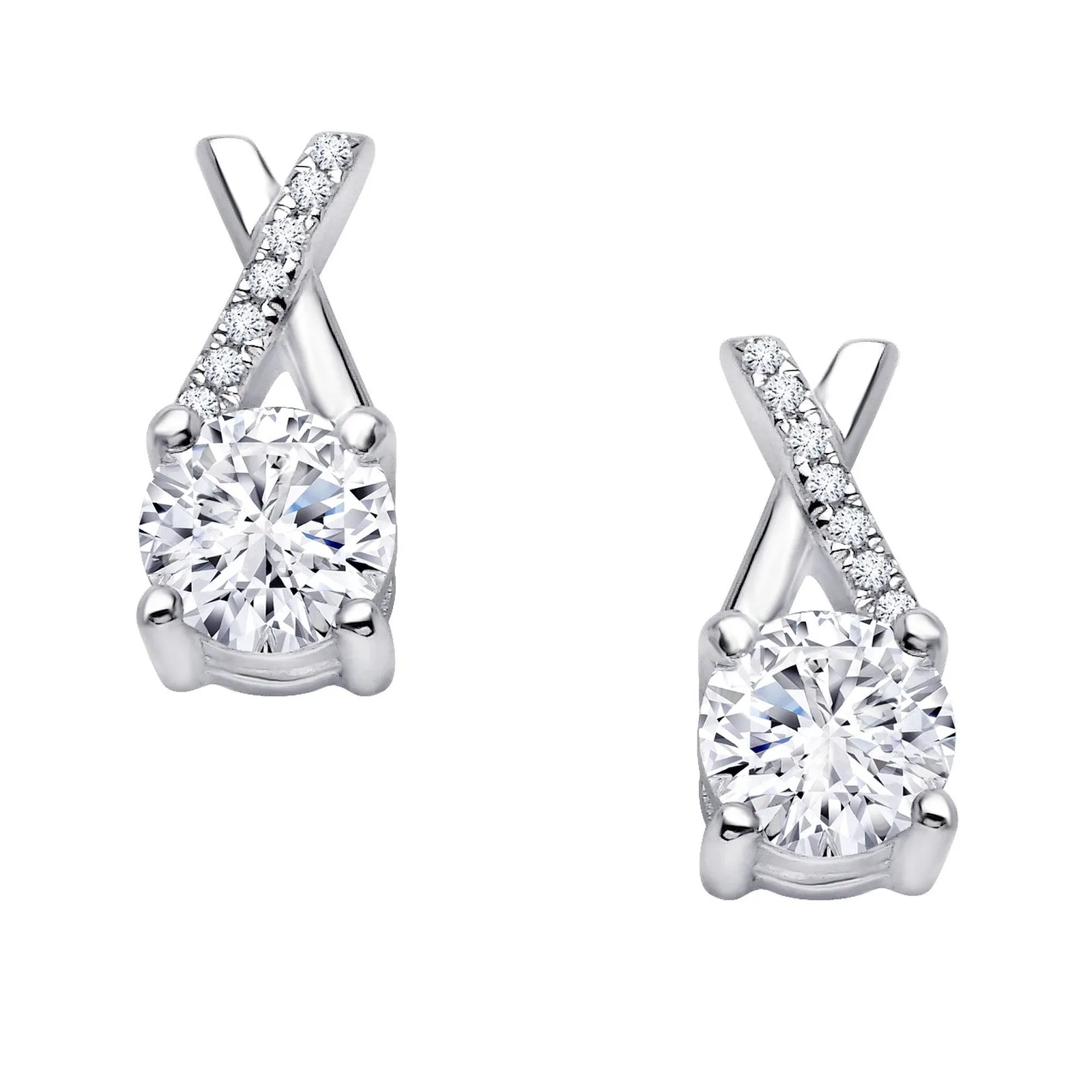 Lafonn Classic Round Diamond Earring E2010CLP00