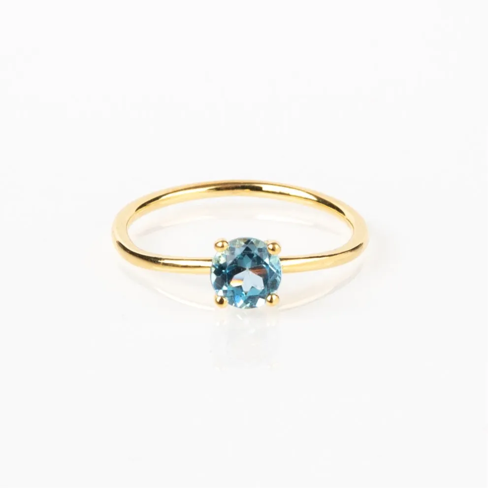 Light Blue Topaz Ring