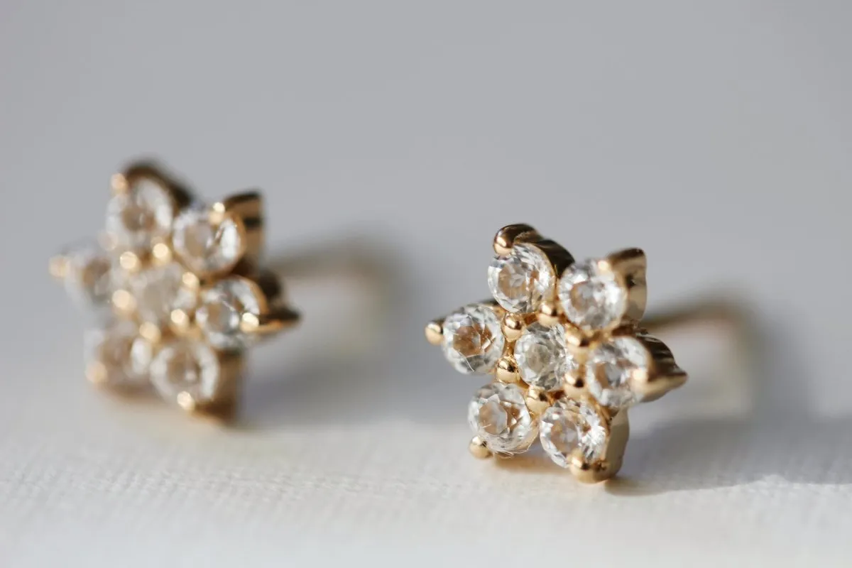 Little Gold Willow Studs