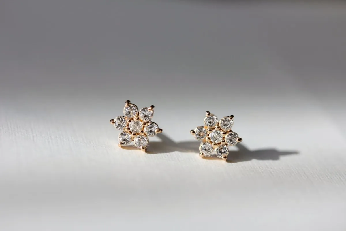 Little Gold Willow Studs