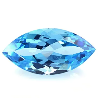 Loose 2.17ct Marquise Cut Blue Topaz