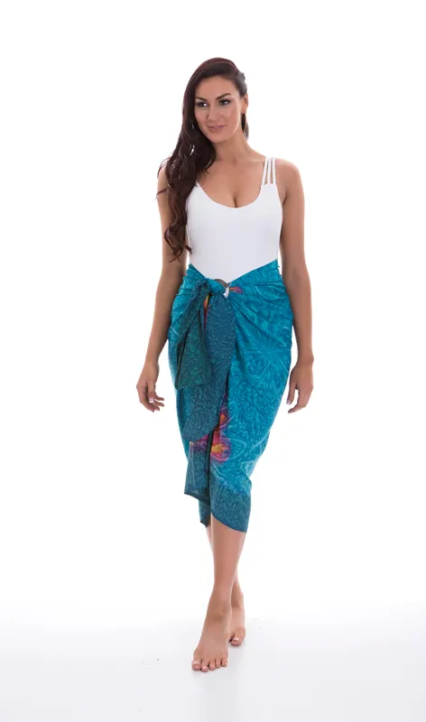 Luxury Paravoile Sarong - Lazuli