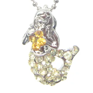 Mermaid Necklace, Citrine