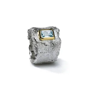 Naqua Blue Topaz Ring