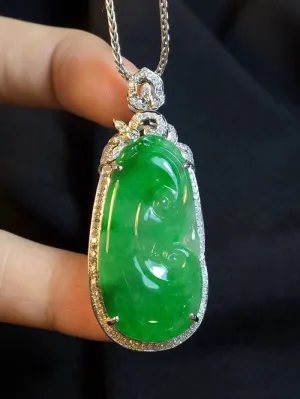 Natural Jade Pendant Jadeite Pendant NPT071