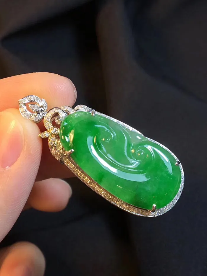 Natural Jade Pendant Jadeite Pendant NPT071